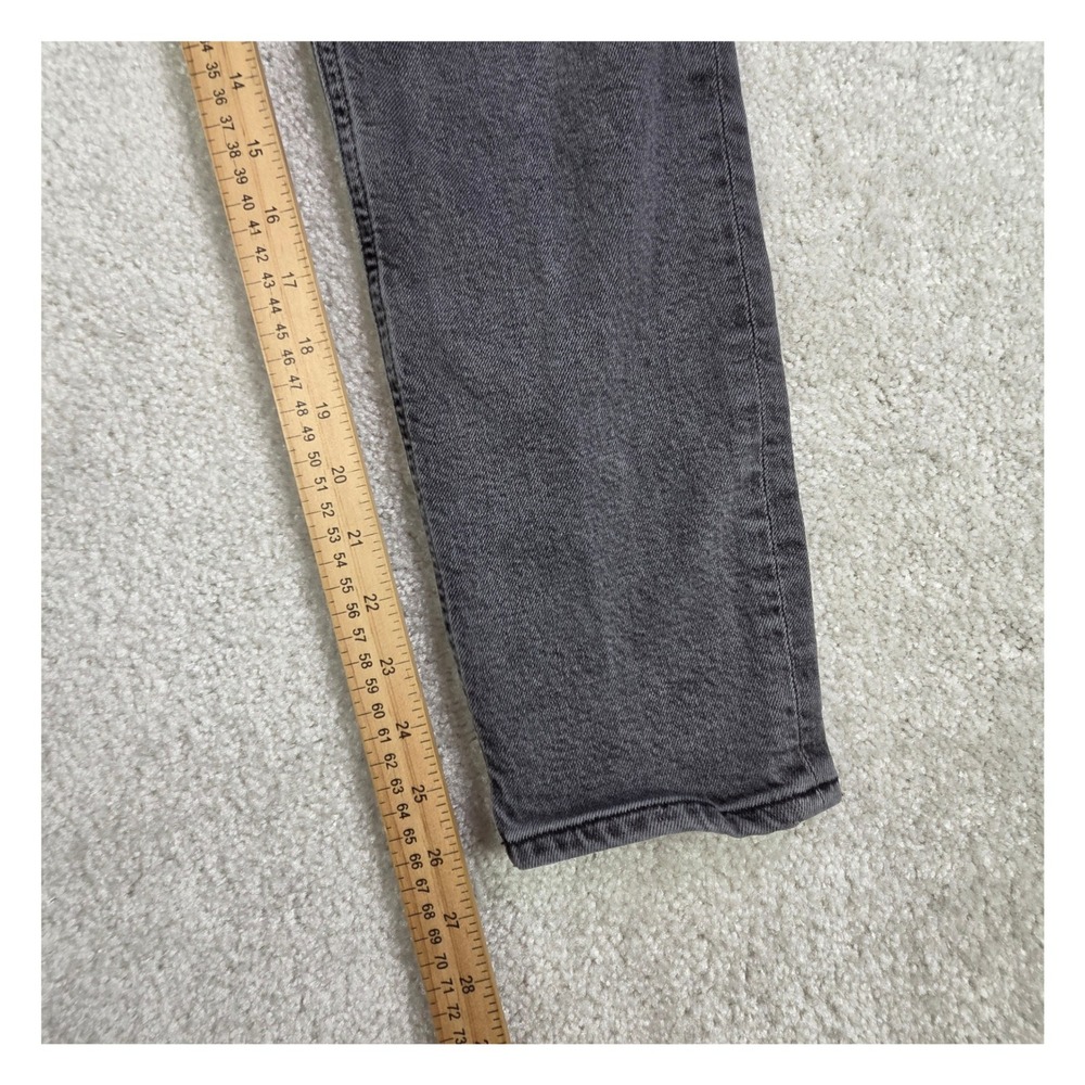 AGOLDE Nico High Rise Jeans Women's 28 Gray Straight Leg Button Fly - Picture 10 of 10